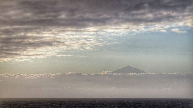 Tuvimos la suerte de ver el Teide